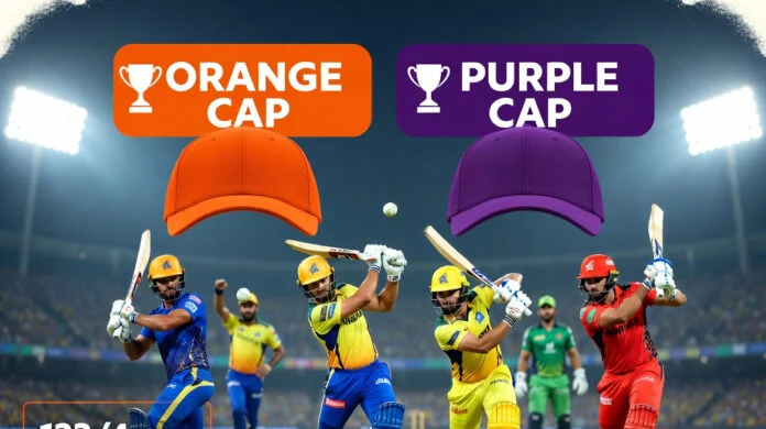 IPL 2026 orange cap, IPL 2026 purple cap, top run scorers IPL 2026, most wickets IPL 2026